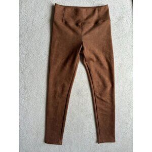 Bagatelle NYC brown faux suede pant legging M